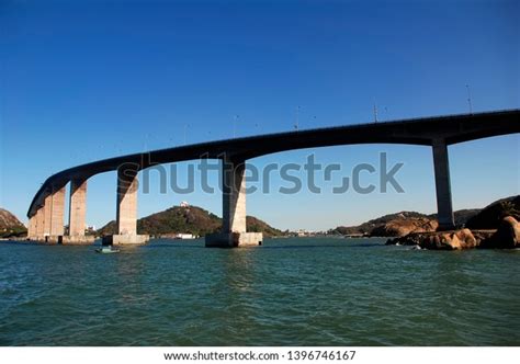 Third Bridge Penha Convent Photographed Vila Stock Photo