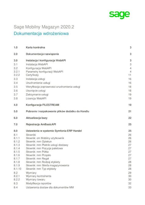 Pdf Sage Mobilny Magazyn Dokumentacja Wdro Eniowaeastsoft Pl