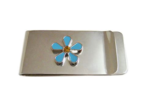 Turquoise Flower Money Clip - Kiola Designs