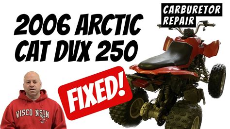 Arctic Cat Dvx Carburetor Rebuild Youtube