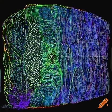 Schematic Of A Neural Network Architecture On Craiyon