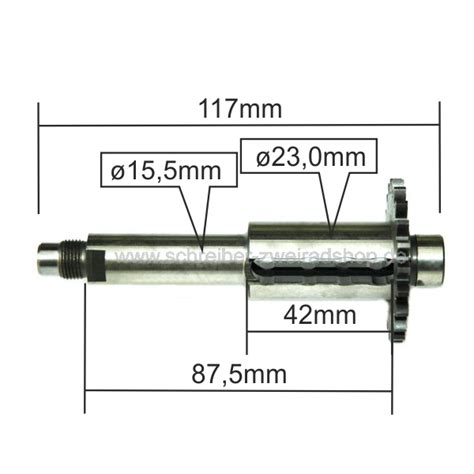 Schreiber Zweiradshop De Hauptwelle F R Fu Schaltung