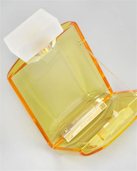 Charlotte Olympia Scent Perfume Clutch, Yellow