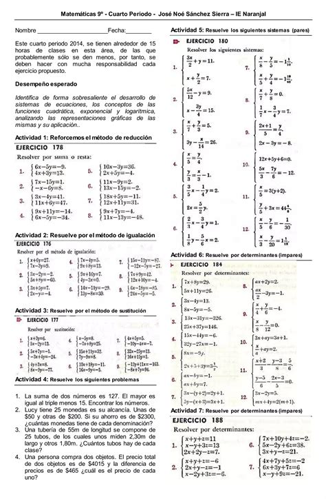 9 matemáticas noveno cuarto periodo 2014 PDF