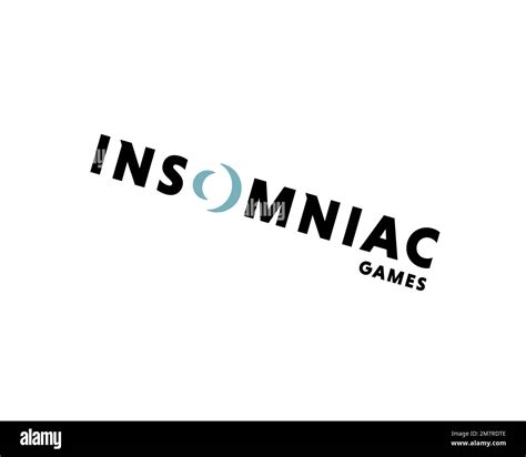 Insomniac Games, rotated logo, white background B Stock Photo - Alamy