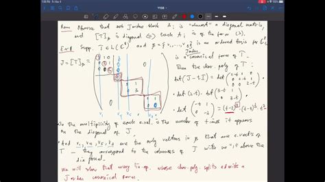 Linear Algebra Lecture Jordan Canonical Form Generalized