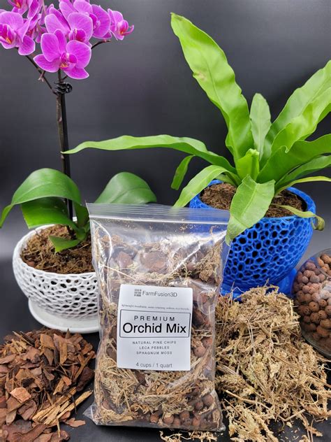 Premium Orchid Potting Mix Etsy