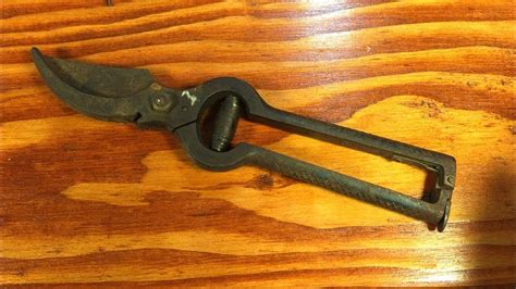 Antique Garden Shears Restoration Youtube