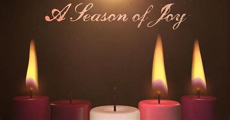 Advent Candles Joy | Motion Video Background