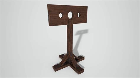 Medieval Pillory - 3D Model by iQuon