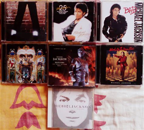 Thought I may share a photo of my Michael Jackson Albums Collection ...