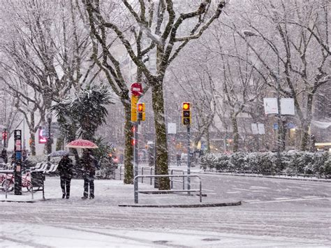 Nevará en Barcelona El frío y las lluvias vuelven a la ciudad