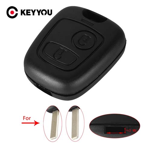 KEYYOU Remote Key Shell Case Fob For Toyota AYGO For Citroen For