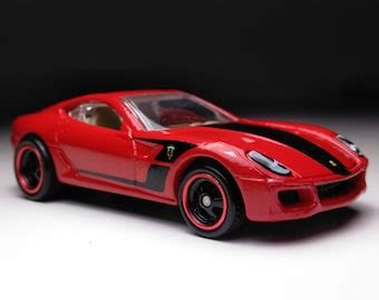 Ferrari GTB Hot Wheels Custom Real Rubber Tires Etsy
