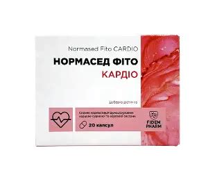 💊 Нормасед фито кардио капсулы, тм Fidem Pharm № 20 купить - инструкция ...