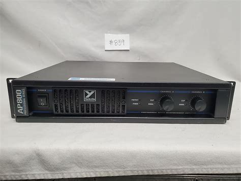 Yorkville Ap 800 Power Stereo Amplifier 859 Good Used Reverb Canada