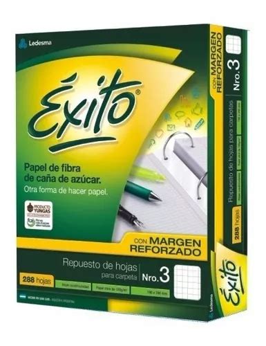 Repuesto Hojas Cuadriculadas Exito N X Hjs Reforzadas Mercadolibre