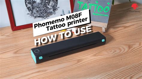 Phomemo M08F Tattoo Printer Tutorial丨How To Use Phomemo M08F to Print