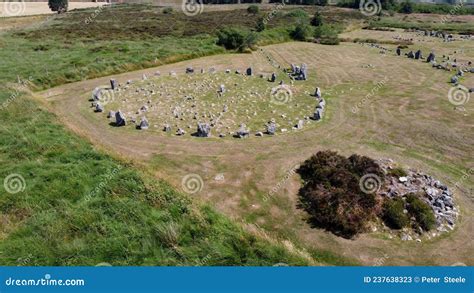 Aerial Photo of Beaghmore Neolithic Stone Circles Tyrone Northern ...