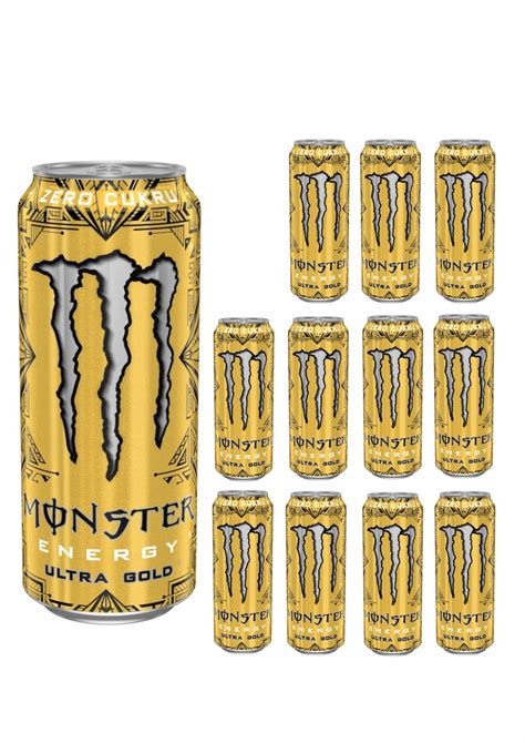 Monster Energy Ultra Gold Zero 12 X 500ml 14688120845 Allegropl