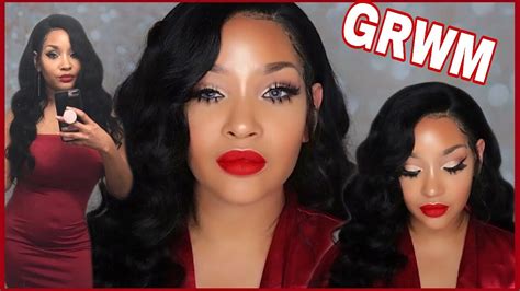 In Grwm Makeup Hair Outfit Date Night Youtube