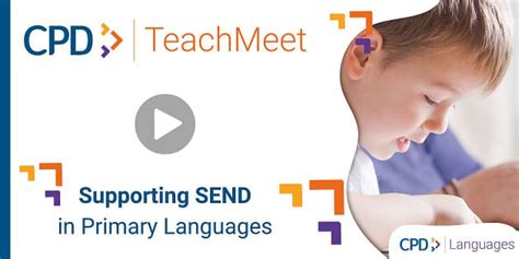 Free Teachmeet Supporting Send In Primary Languages