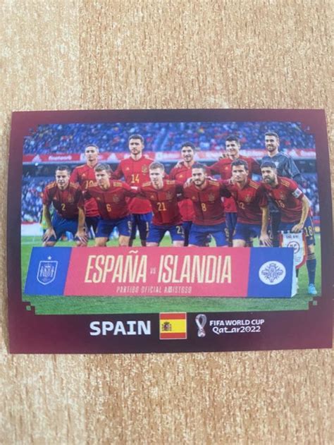 Panini WM 2022 SPANIEN TEAMBILD ESP 1 Kaufen Auf Ricardo