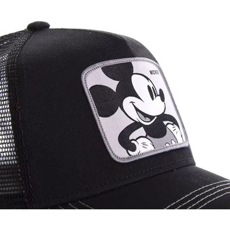 Casquette Trucker Noire Mickey Mouse Mic Disney Capslab Caphunters Be