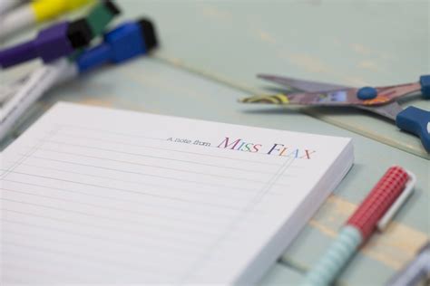 Teacher's Gift Idea Personalised Notepad School - Etsy