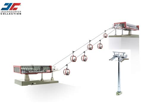 Ho Cable Car D Line Set Kohlmaisbahn With Omega V Cabins And