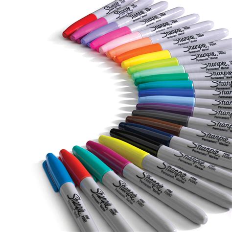 Sharpie 1949557 Color Burst Permanent Marker Fine Point Pack Of 24