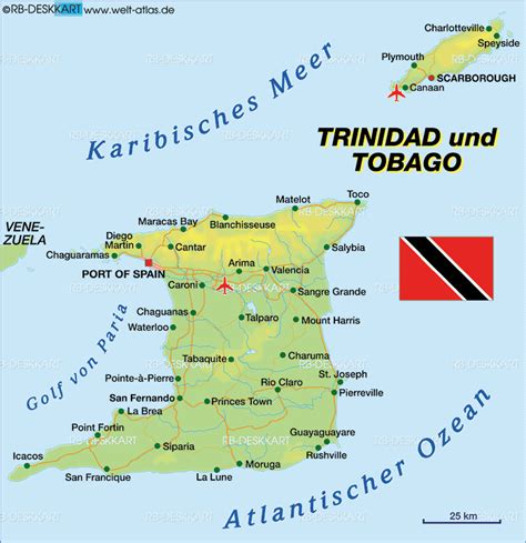 Map - Trinidad and Tobago - karte-8-687.gif - MAP[N]ALL.COM