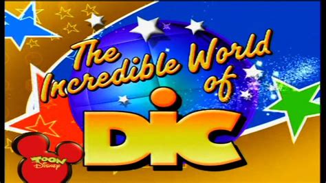 Toon Disney Italy The Incredible World Of Dic Ident Youtube