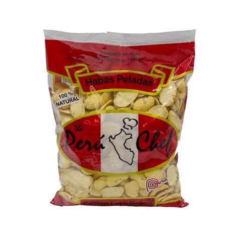 Habas Peladas 15 Oz X 12 Perúchef El Mejor Sabor En Tu Mesa