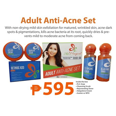 Adult Anti Acne Set Regular Shopee Philippines