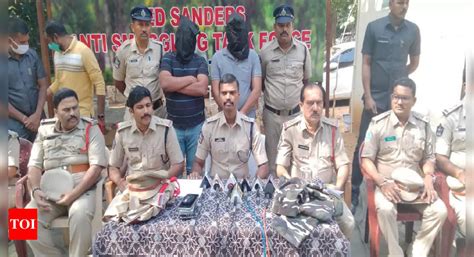 Task Force Arrests Most Wanted Smuggler Brothers In Andhra Pradesh