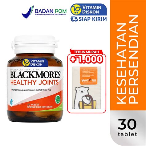 Jual BLACKMORES HEALTHY JOINTS BPOM KALBE 30 TAB Suplemen Kesehatan