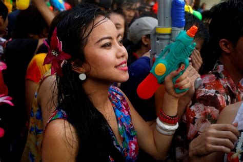 The Joyful Splashing Of Thailand S Songkran Water Festival The Atlantic