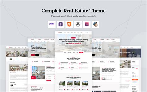 Residential Real Estate Wordpress Theme Templatemonster