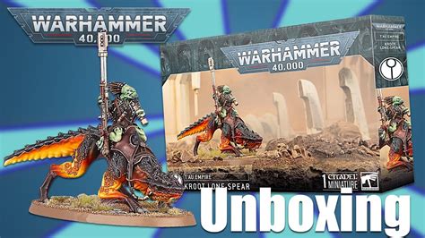 UNBOXING T Au Empire Kroot Lone Spear Warhammer 40K Miniature YouTube