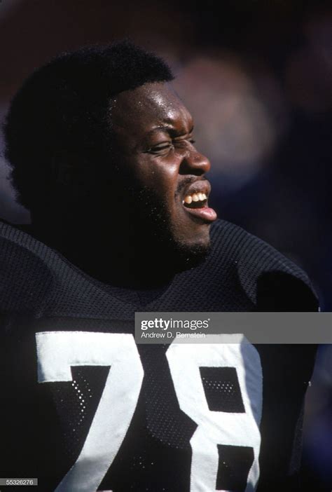 Offensive Lineman Art Shell 78 Of The Los Angeles Raiders Looks On