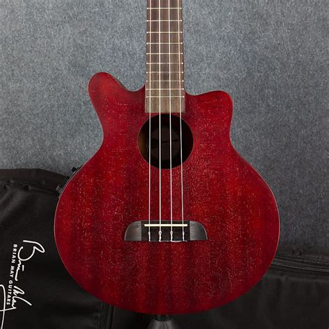 Brian May Guitars The Bmg Uke Antique Cherry Gig Bag Reverb