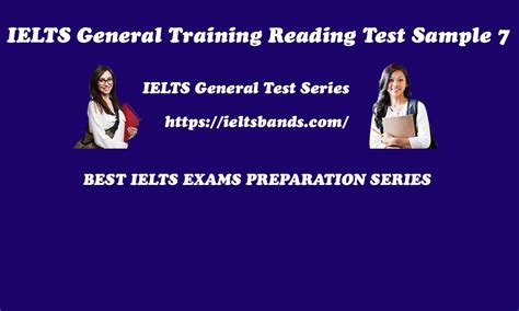 Ielts General Training Reading Test Sample Ielts Bands Preparation