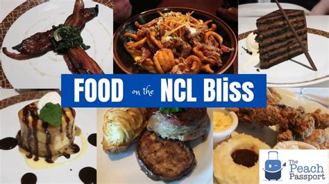 Food On The Ncl Bliss Norwegian Cruise Line Dining Cruise Travel Vlog Youtube