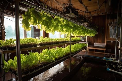 Premium Ai Image Hydroponic Drip Irrigation System In Action Created