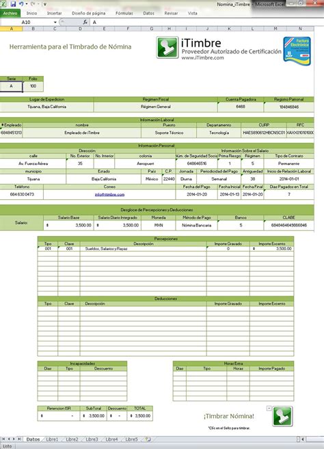 Proceso De Timbrado De N Mina En Excel Itimbre