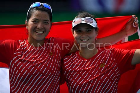 Emas Tenis Ganda Putri Sea Games Antara Foto