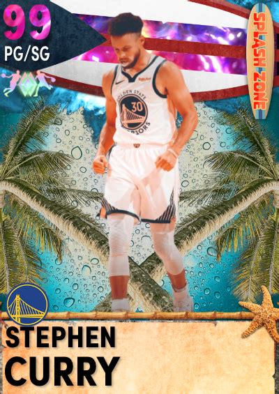 NBA 2K21 2KDB Custom Card Stephen Curry