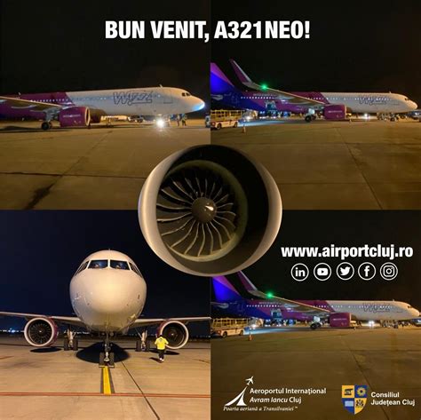 Pe Aeroportul Cluj A Aterizat Prima Aeronav De Tip A Neo De La Wizz