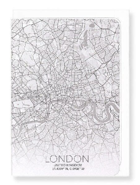 Achat Carte ComplÈte De Londres LumiÈre Carte De Vœux En Gros